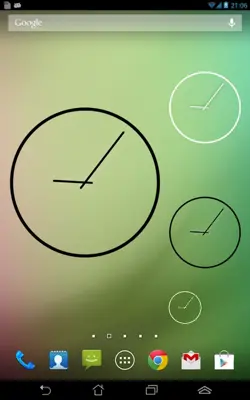 Resizable Clock android App screenshot 0