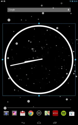 Resizable Clock android App screenshot 2